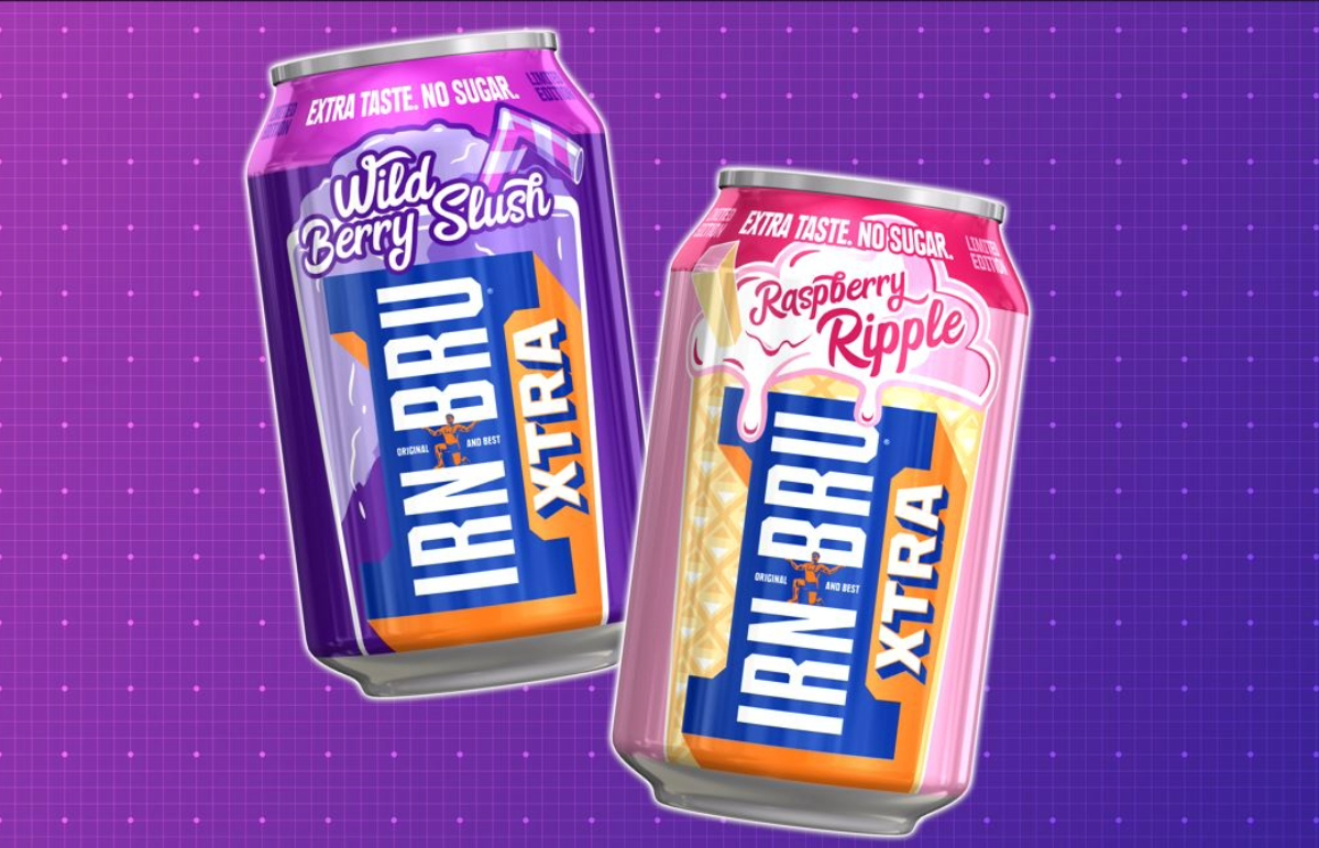 'Retro-inspired' limited edition Irn-Bru flavours Raspberry Ripple and ...