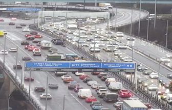 Rush hour chaos after multi-vehicle Kingston Bridge crash causes long queues on M8