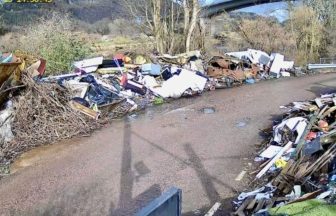 Fly-tipping hotspot in Perth cleared of 230 tonnes of rubbish after 15 years