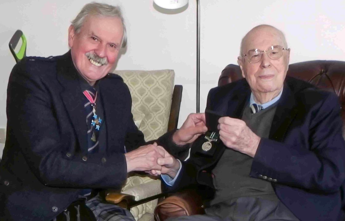 RAF captain receives award for wartime service more than 75 years late