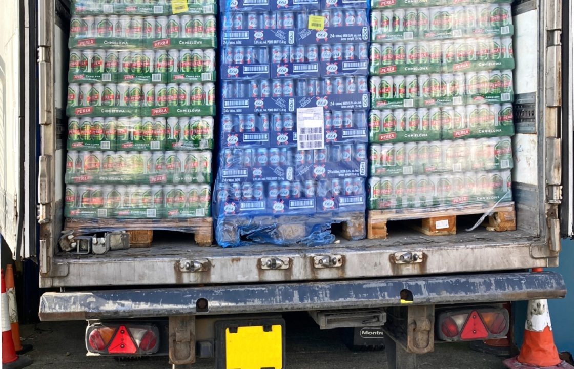 132,000 pints of ‘suspected illegal beer’ seized at Cairnryan Port