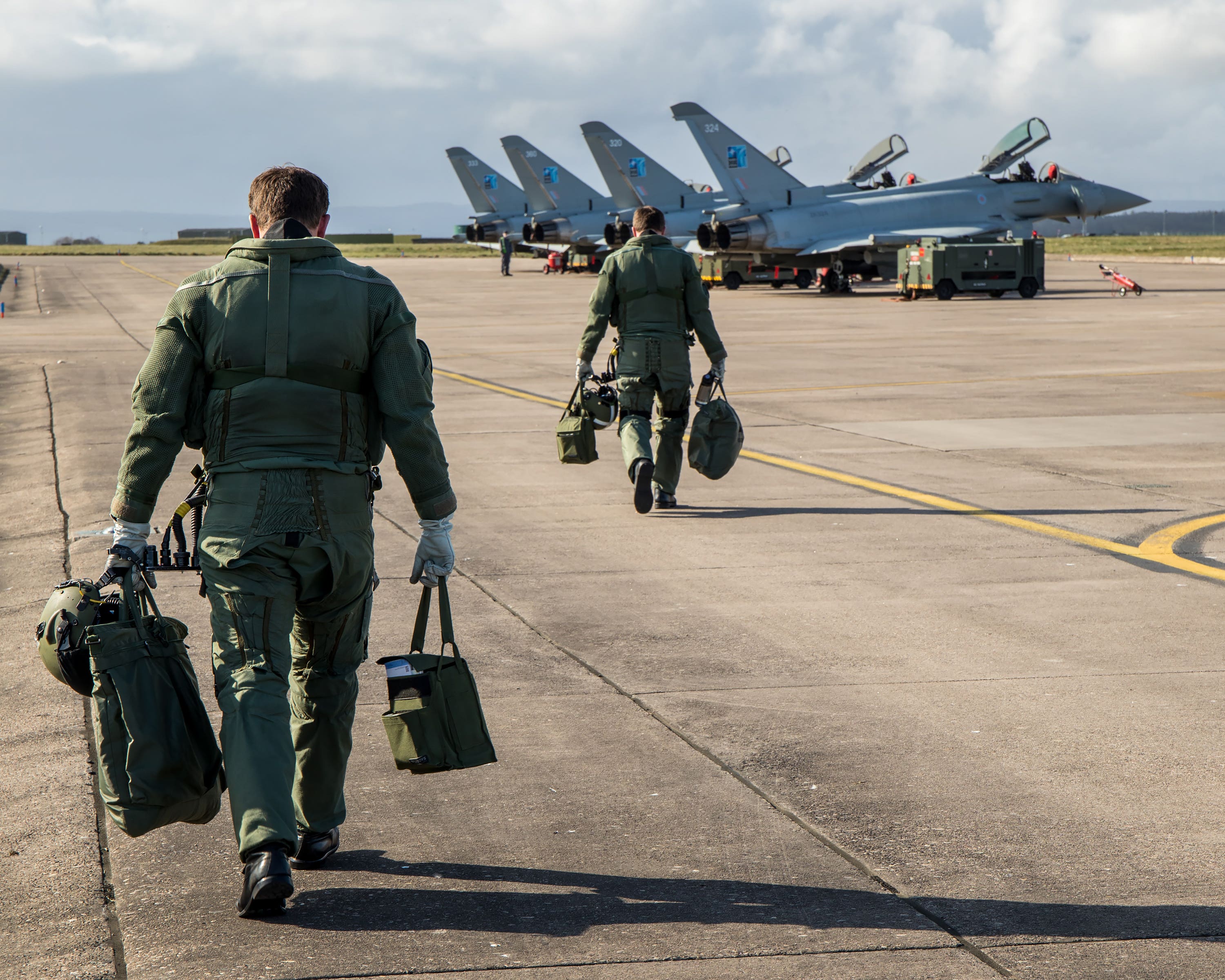 The RAF has a quick reaction force based at Lossiemouth, Moray (Sgt Keates/MoD).