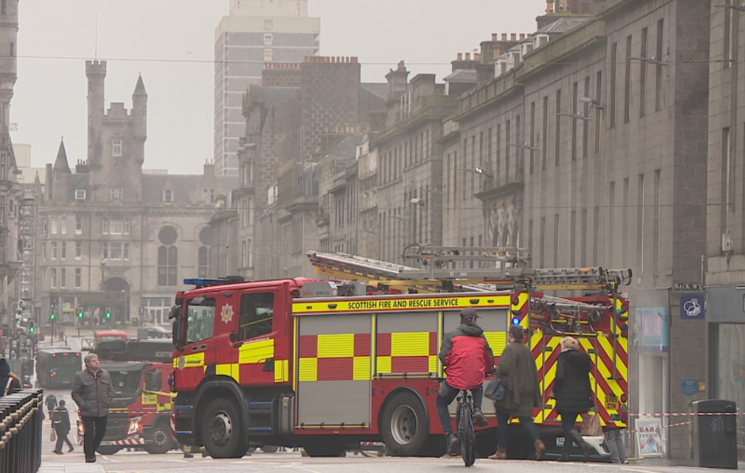 Union Street fire in Aberdeen 