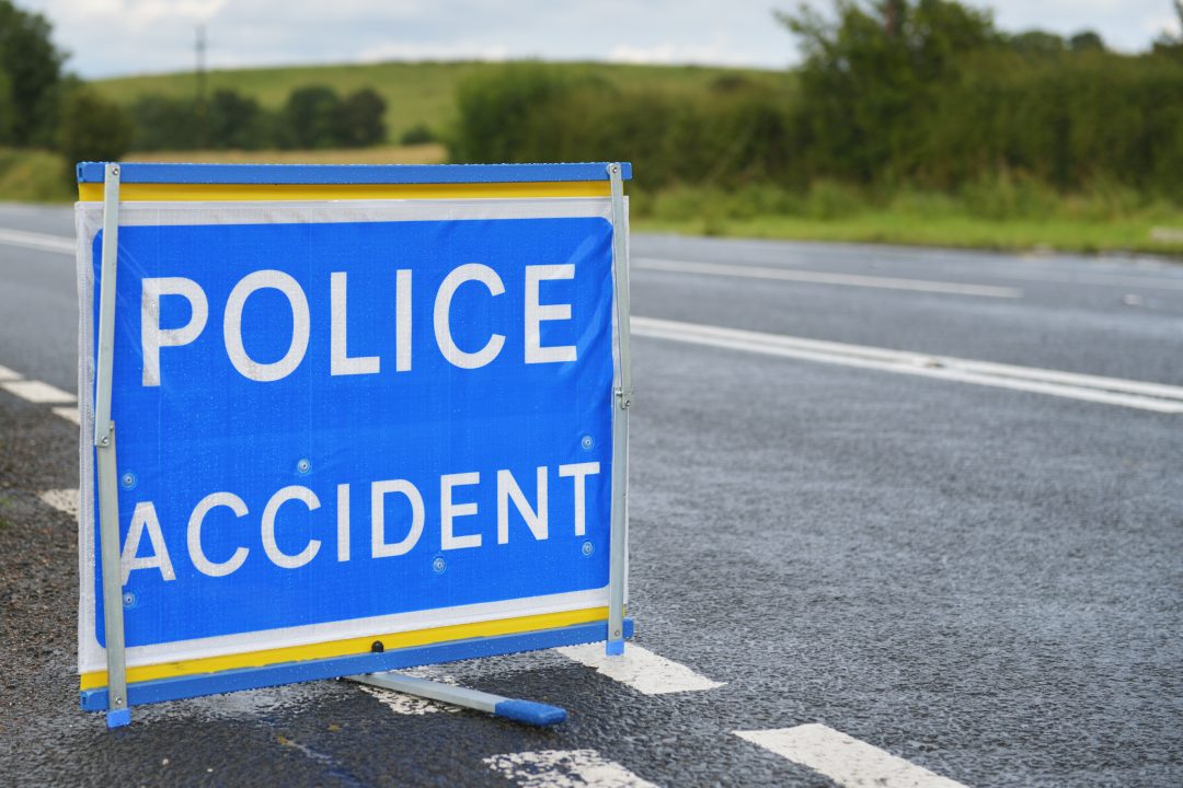 Motorcyclist, 65, dies in hospital ten days after crash with van on the A822 near Gilmerton