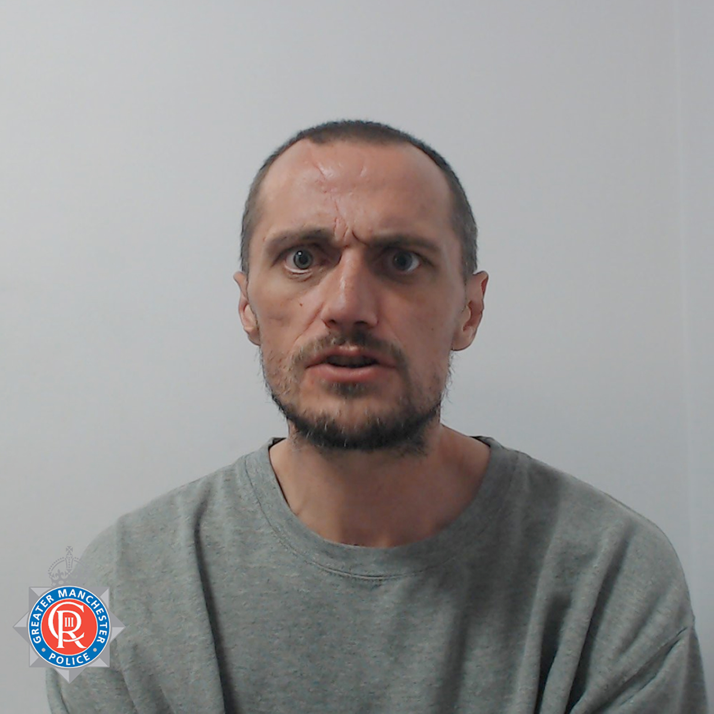 Drug addict Ian Connell who has been jailed for a minimum of 19 years at Manchester Crown Court (Greater Manchester Police/PA) 