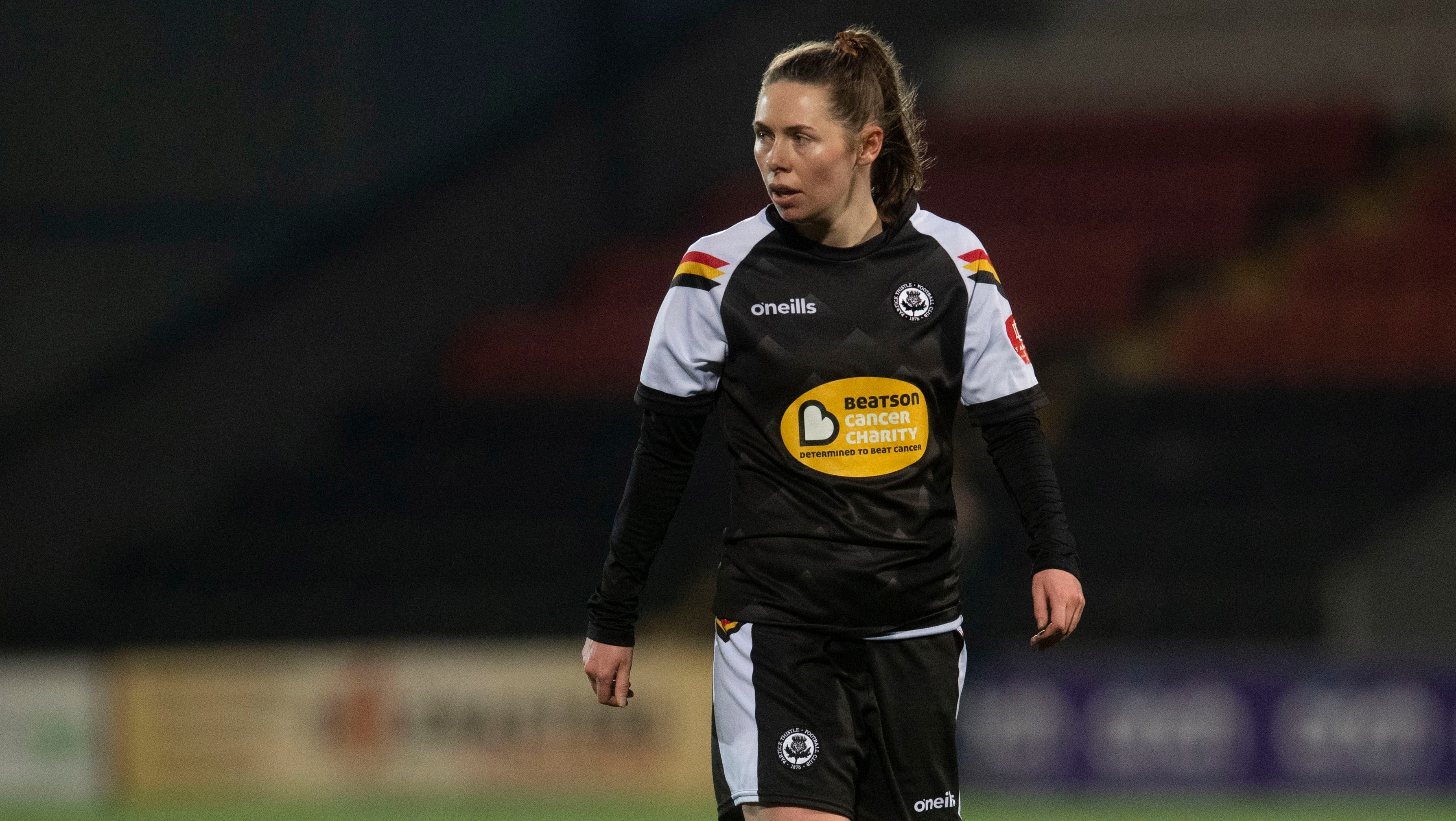 Rachel Donaldson has been a key player for Thistle since joining in 2022. (Photo by SNS Group)