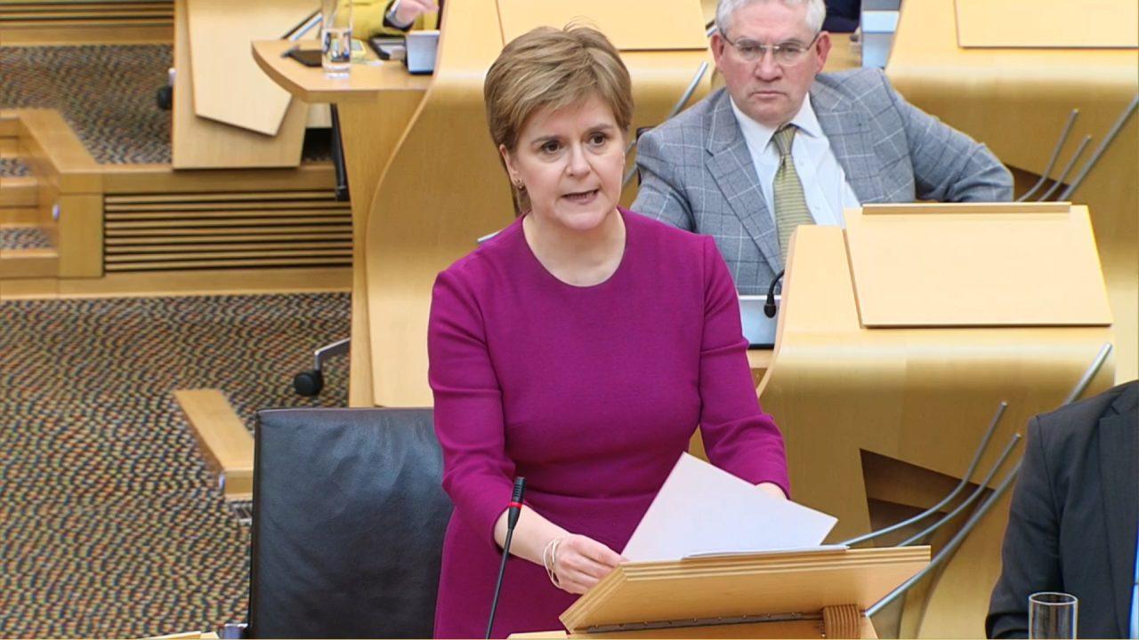 Nicola Sturgeon delivered a formal apology in parliament in March 2023