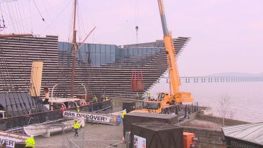 Conservation works on RRS Discovery get underway