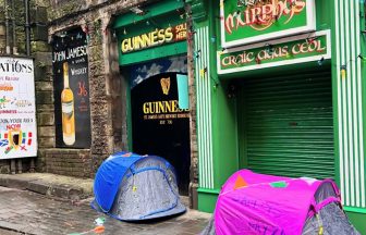 Eager St Patrick’s Day revellers camp overnight outside Edinburgh Irish pub 