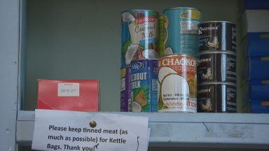 Aberdeen foodbank warns stock at worryingly low levels