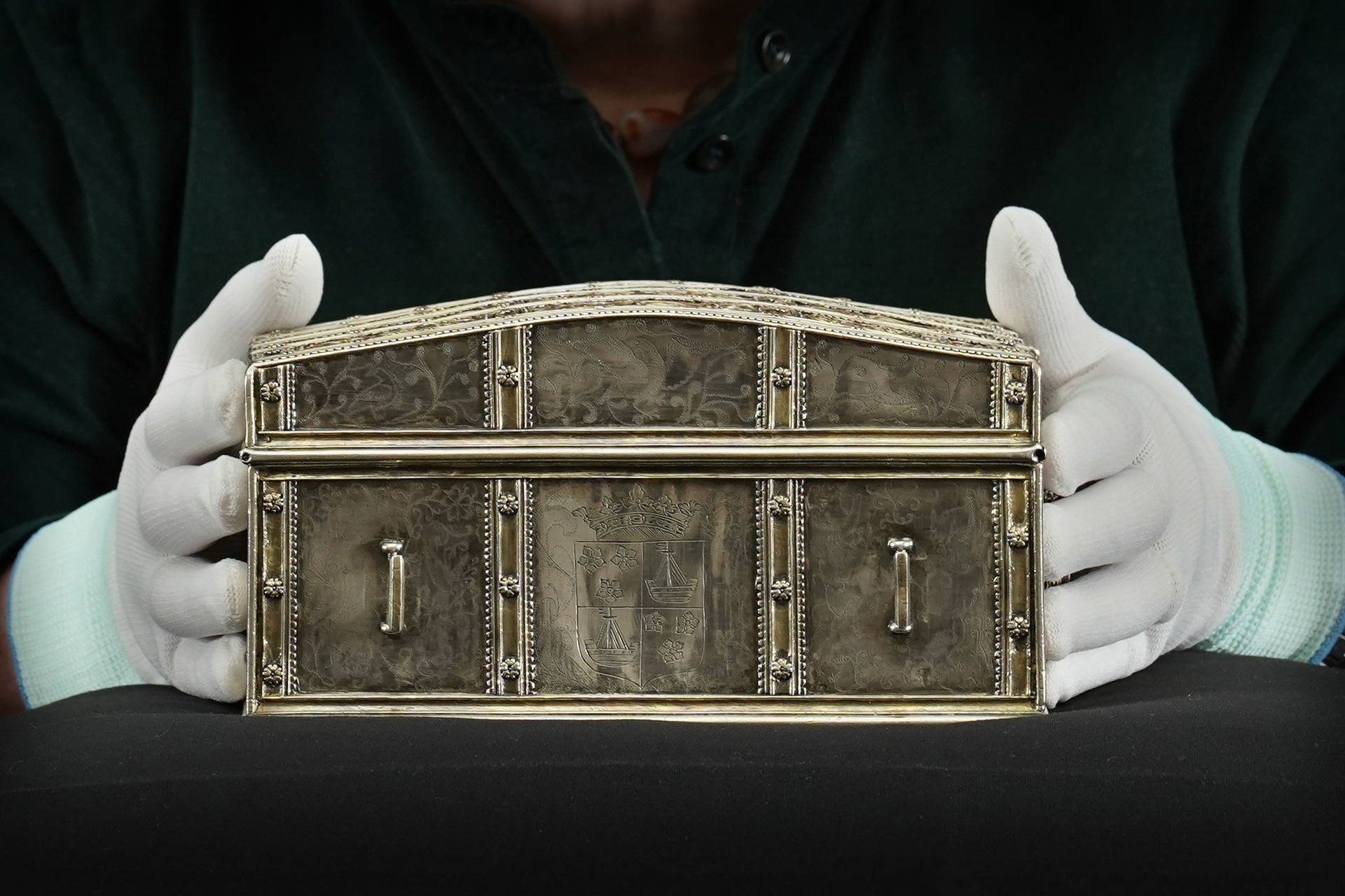 The casket was made in Paris