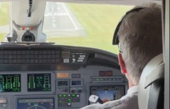 Watch pilot make ‘extraordinary’ plane landing amid Storm Kathleen winds at Edinburgh Airport