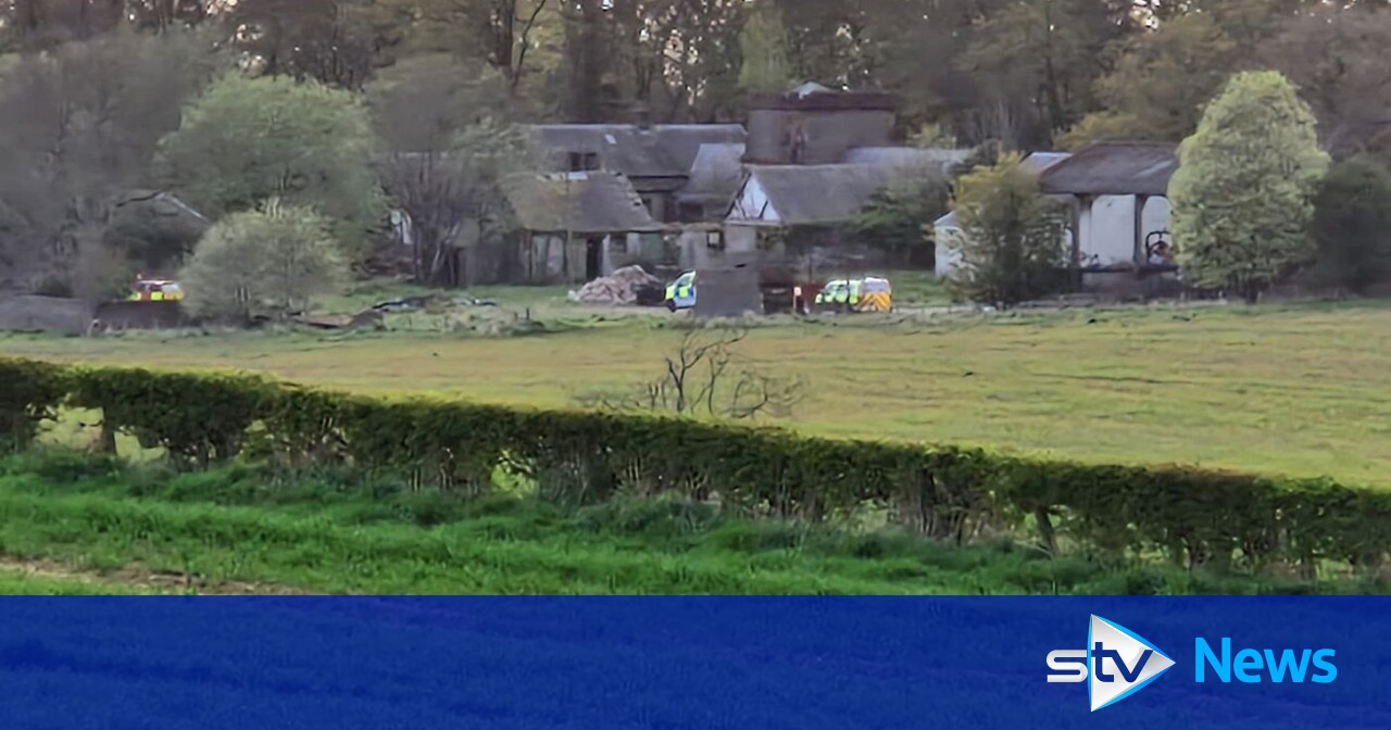 Air accident investigators sent to Prestwick crash site after two airlifted to hospital STV News