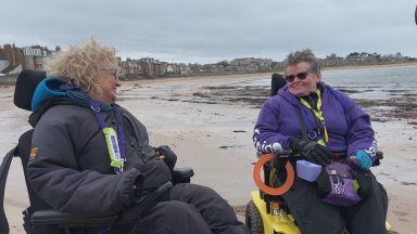 Two friends inspire second beach-friendly motorised wheelchair in North Berwick