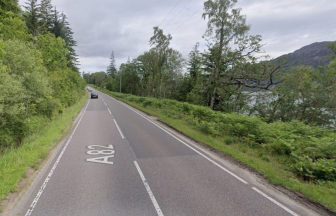 Two-car crash on A82 near Invermoriston closes major road in both directions