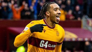In-form Motherwell striker Theo Bair is hungry to stay among the goals