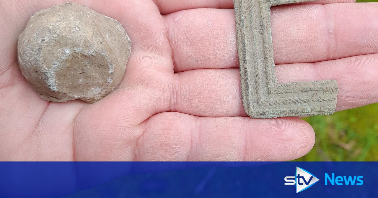 Shoe Buckle Which May Have Belonged To Clan Chief Among Finds At 