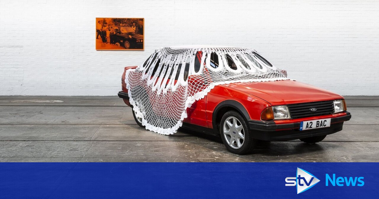 Scots artist Jasleen Kaur who covered red sports car with giant doily up  makes Turner Prize shortlist | STV News