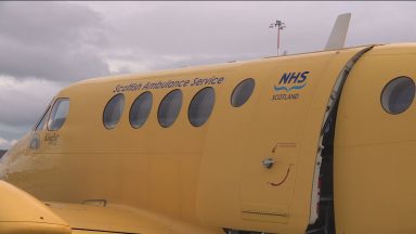 Air ambulances celebrating 10 years serving Scotland