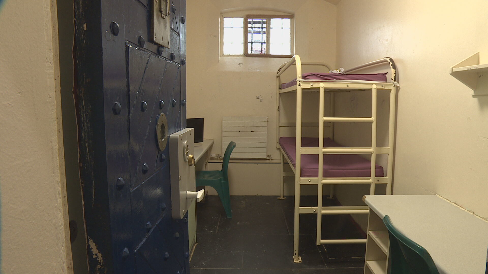 Barlinnie currently holds two people in cells designed for one 
