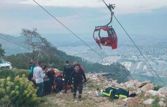 More than 170 stranded people rescued after fatal cable car accident in Turkey