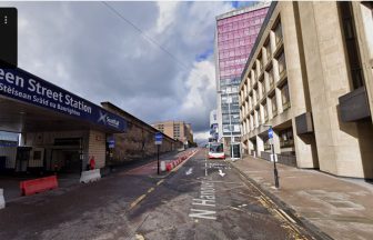 Glasgow street closed by police due to ‘wind blowing debris from building’