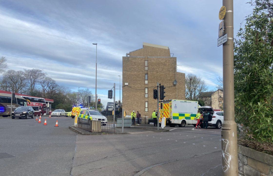 Busy road closed at rush hour after person struck by lorry in Edinburgh
