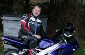 ‘Fly high’ tributes paid to motorcyclist who died in three-vehicle crash on A85