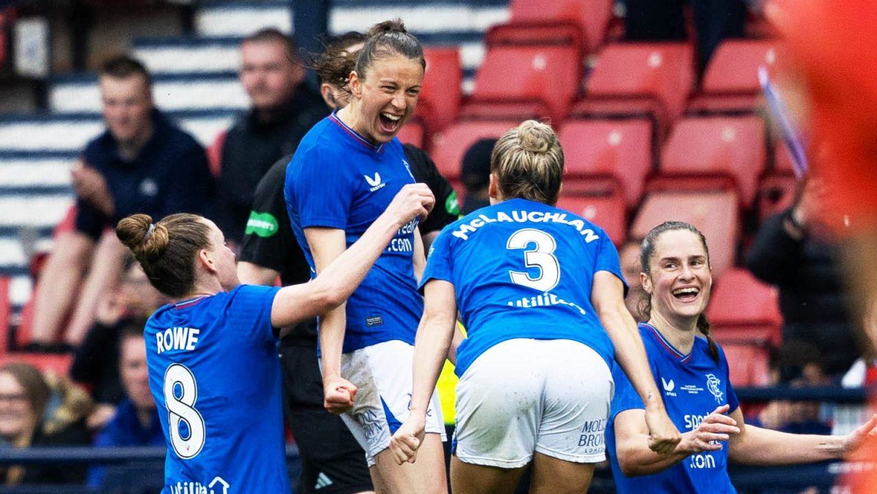Rangers complete domestic cup double with victory over Hearts