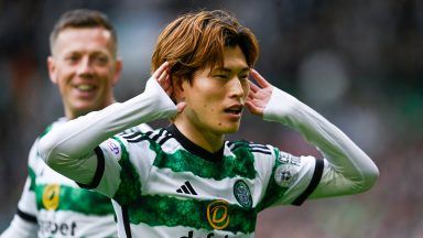 Brendan Rodgers hails best of Kyogo Furuhashi after double in win over Hearts