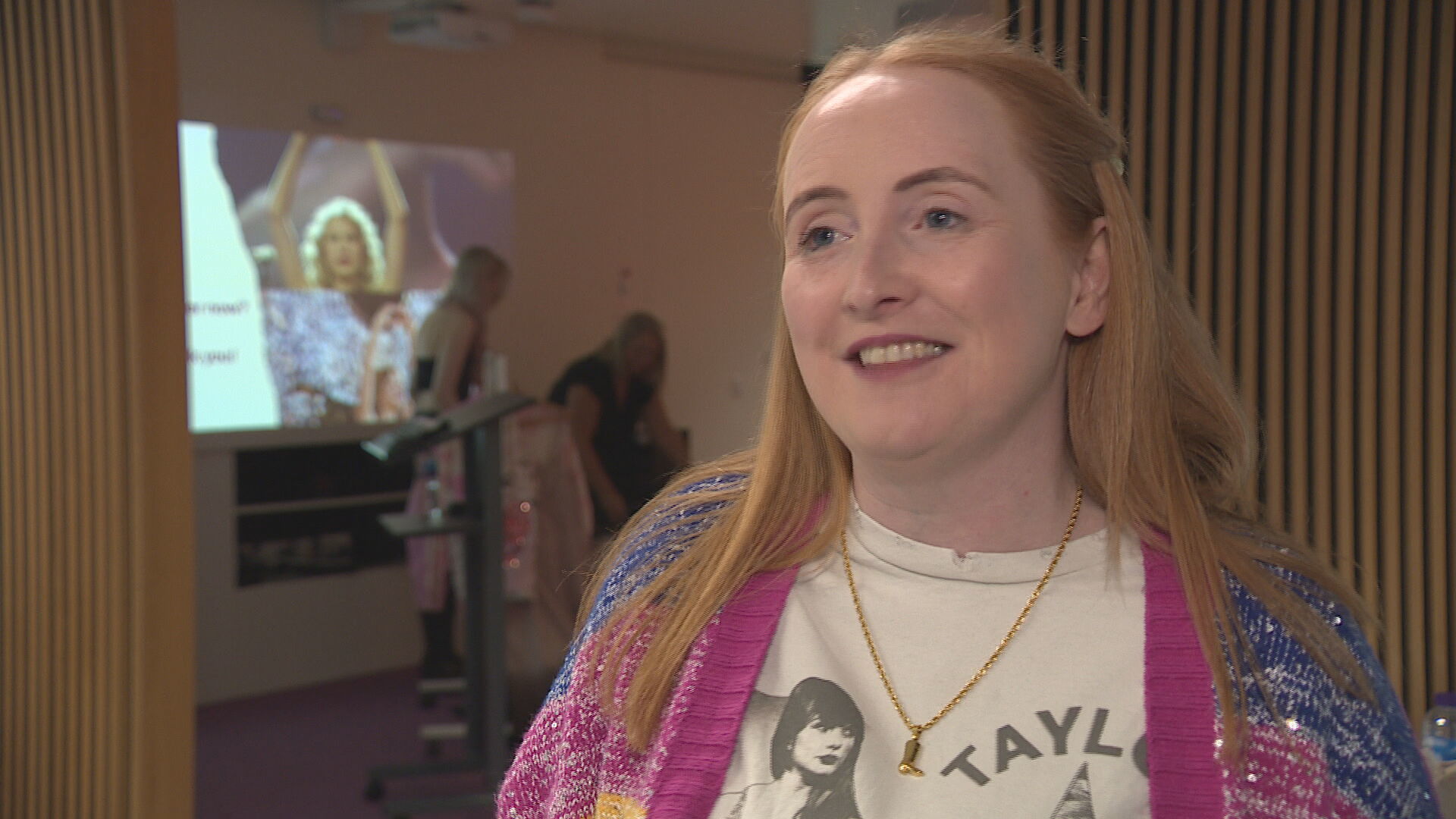 Swiftie expert Clara McCormack shared her top tips with the class. 