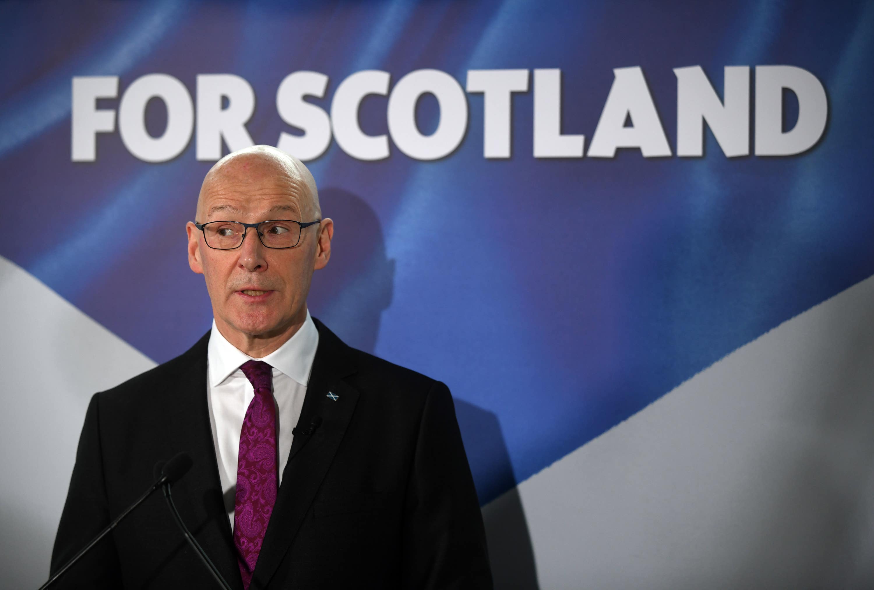 Keir Starmer said the ‘only ambition’ of SNP – led by John Swinney – is to ‘break up the UK’.
