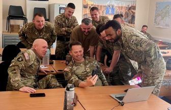 US soldiers help train Scots battalion on new communications technology