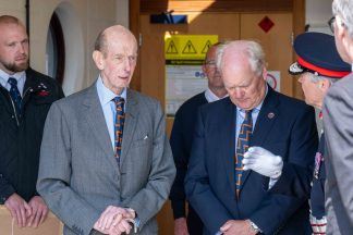 Duke of Kent pays tribute to five men who died in Fraserburgh lifeboat disaster in 1970