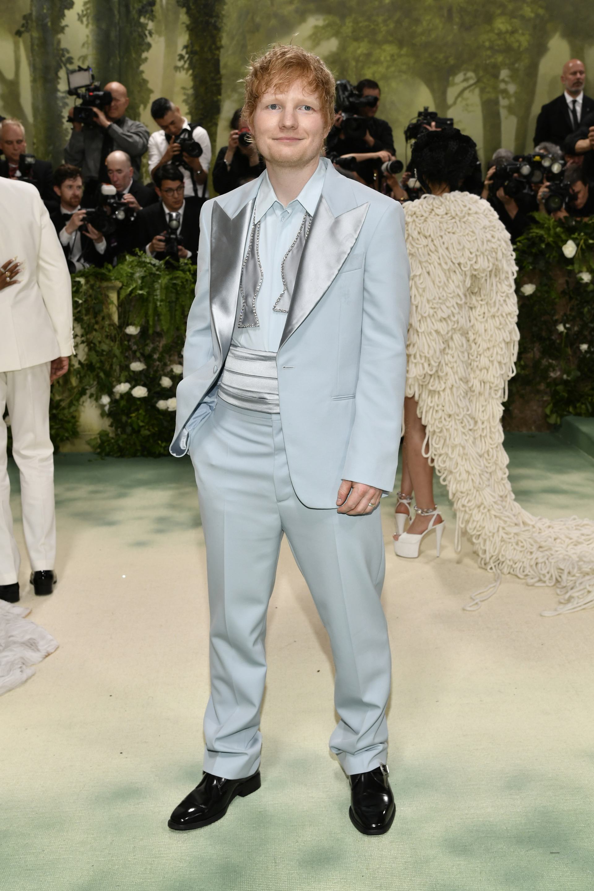 Ed Sheeran attends The Metropolitan Museum of Art’s Costume Institute benefit gala (Evan Agostini/Invision/AP).