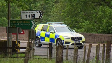Two men dead after vehicle leaves road and plunges into water on A87 near Invergarry