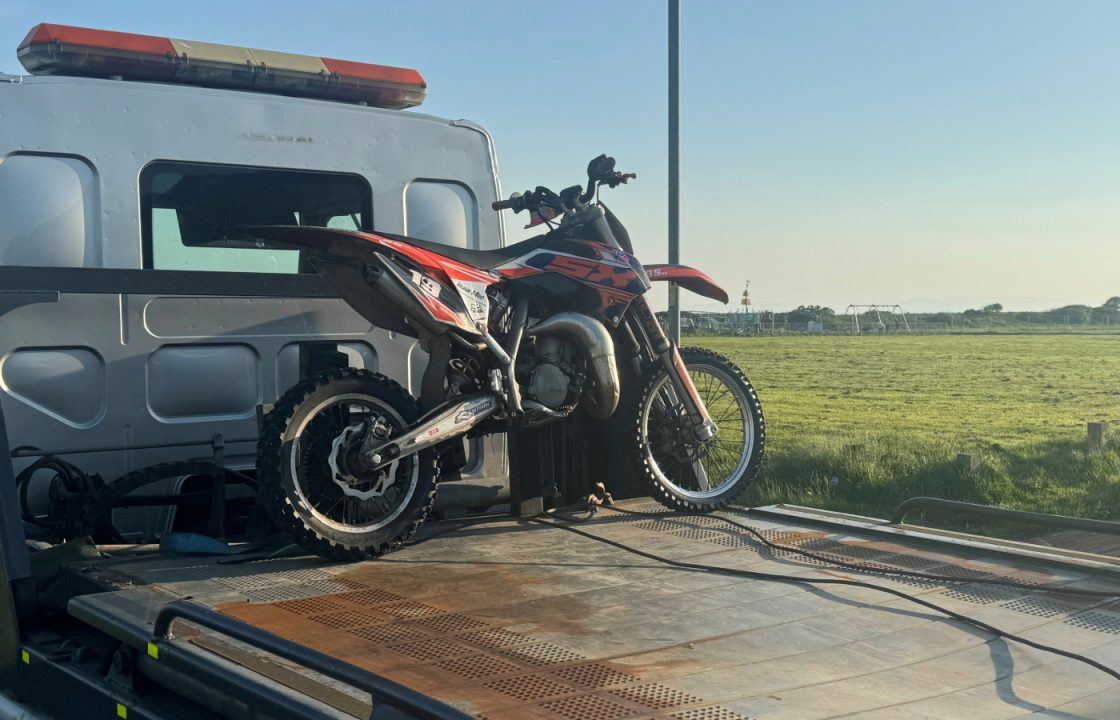 Teen and parent reported after police seize off-road motorbike in North Ayrshire