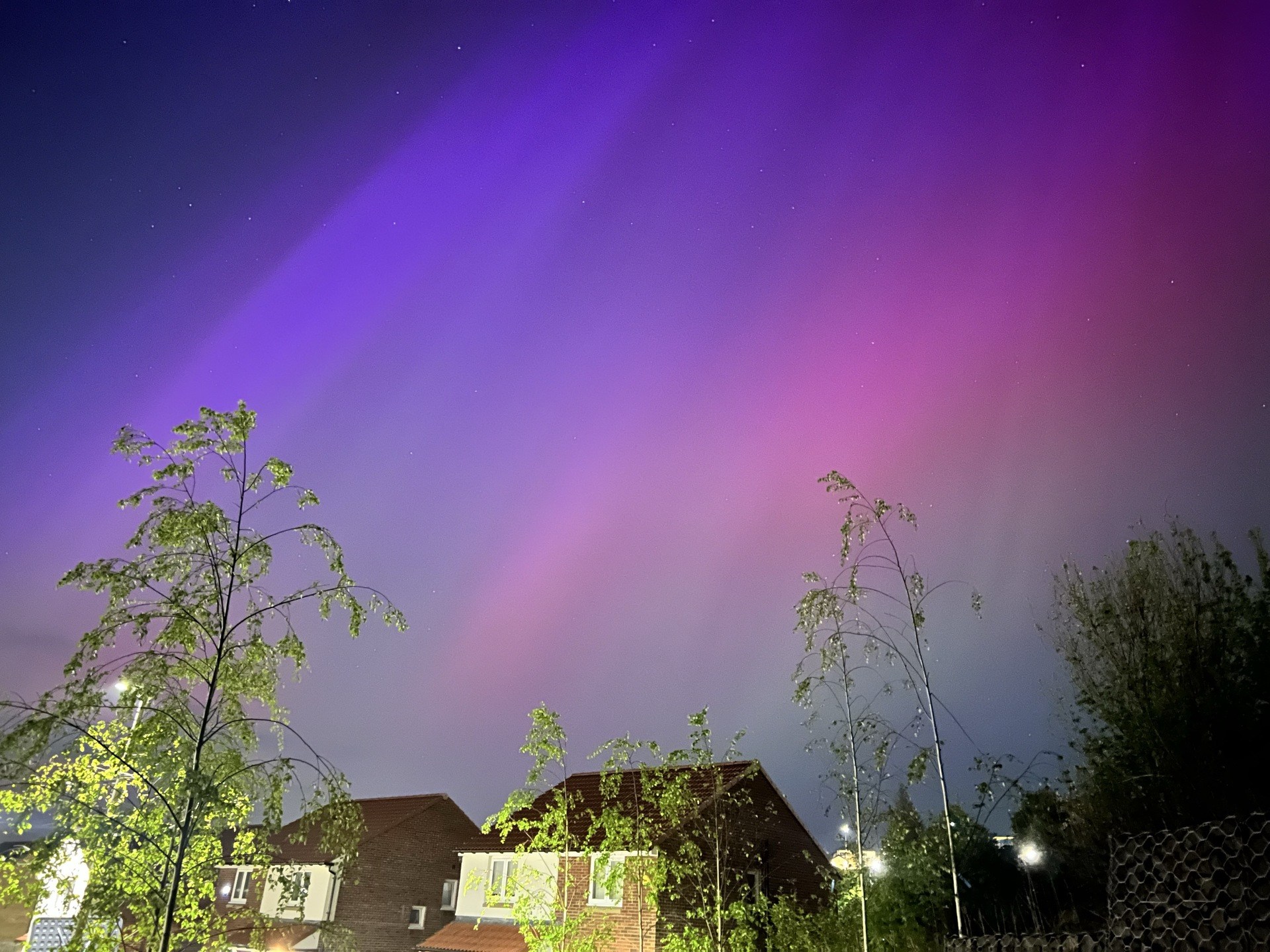 Those seeking to see the aurora borealis should head to an area with no light pollution.