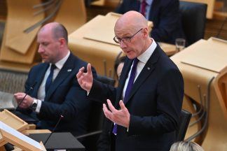 John Swinney faces FMQs after SNP manifesto launch