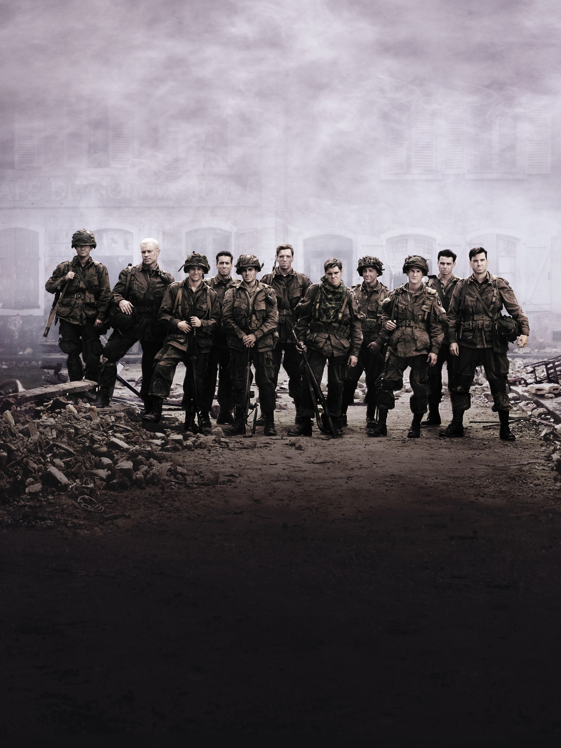 The cast of Band of Brothers (Sky Atlantic) 