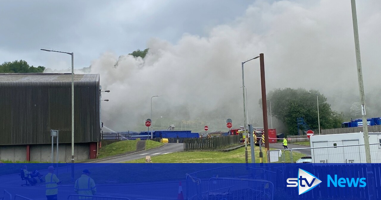 Perth Explosion Firefighters battle blaze after industrial unit bursts into flames in ...