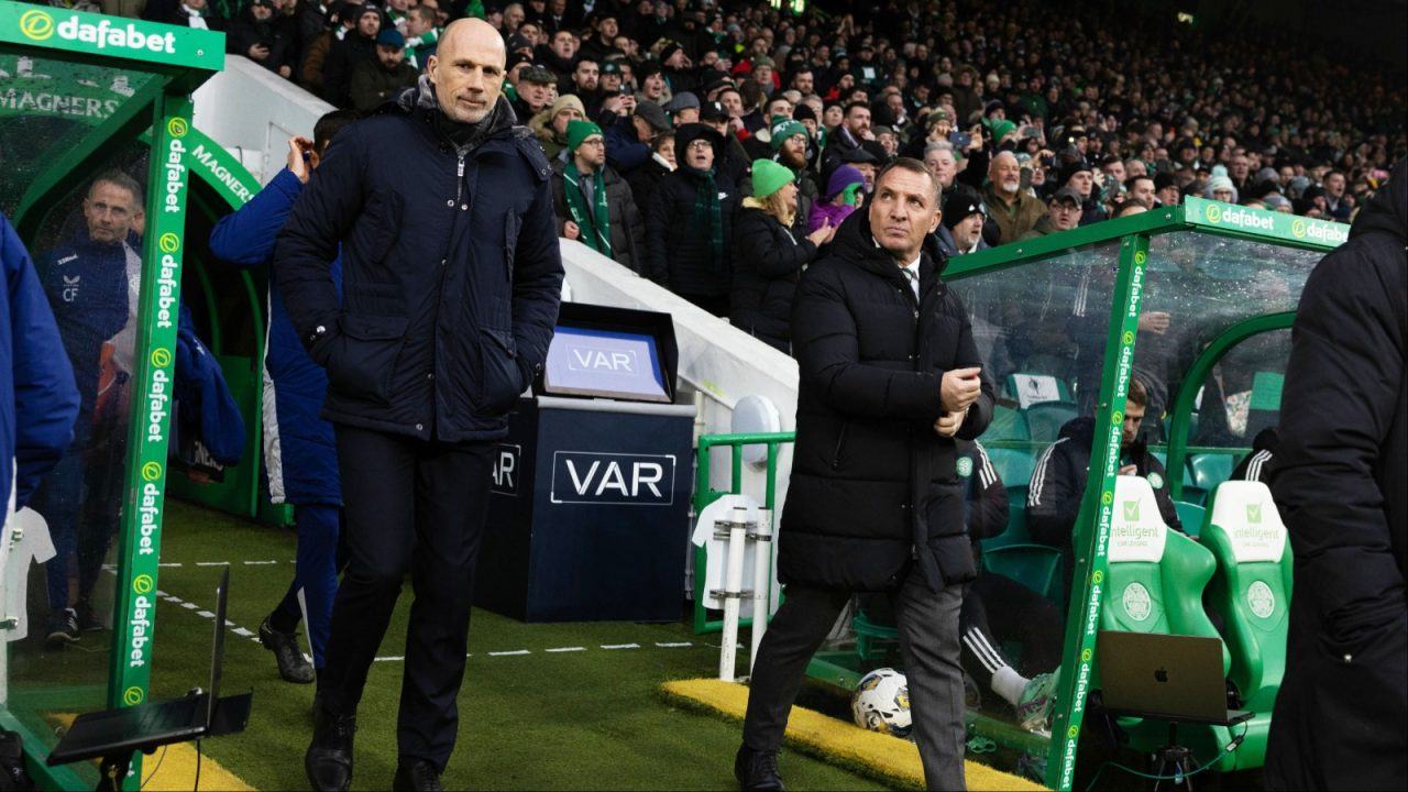 Brendan Rodgers and Philippe Clement