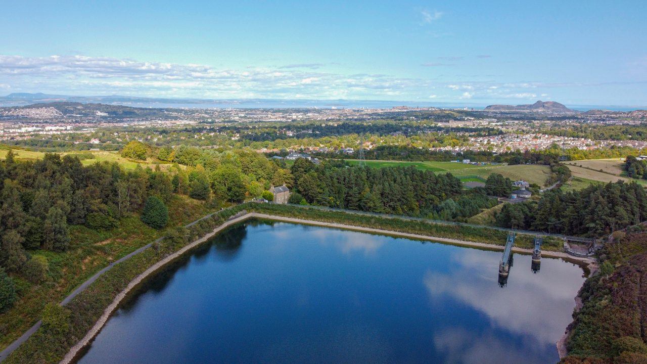 Torduff Reservoir in Edinburgh