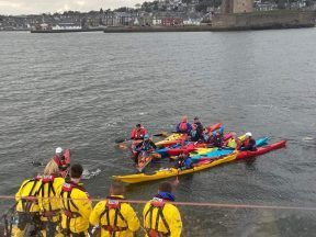 Stricken kayaker rescued by Broughty Ferry lifeboat crews after being reported missing