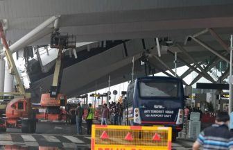 One dead and six injured after canopy collapses at New Delhi airport