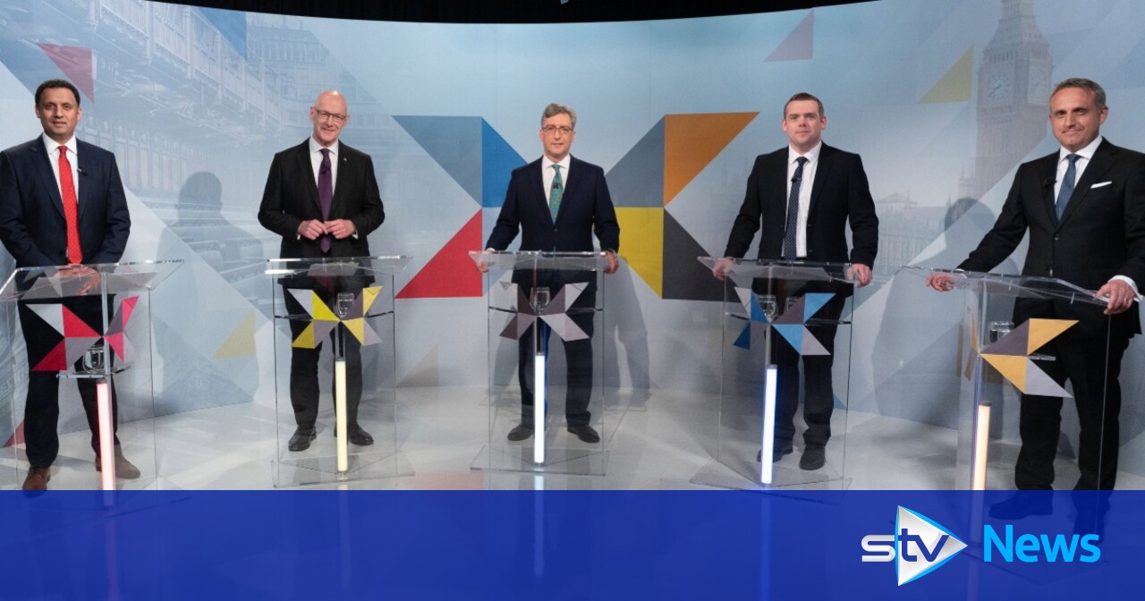 Scottish party leaders clash in tough first election debate