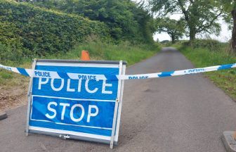 Human remains found in burnt-out van in layby on single-track road in Ayrshire