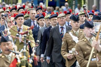 Black Watch veterans march through Perth in honour of those who served in Iraq