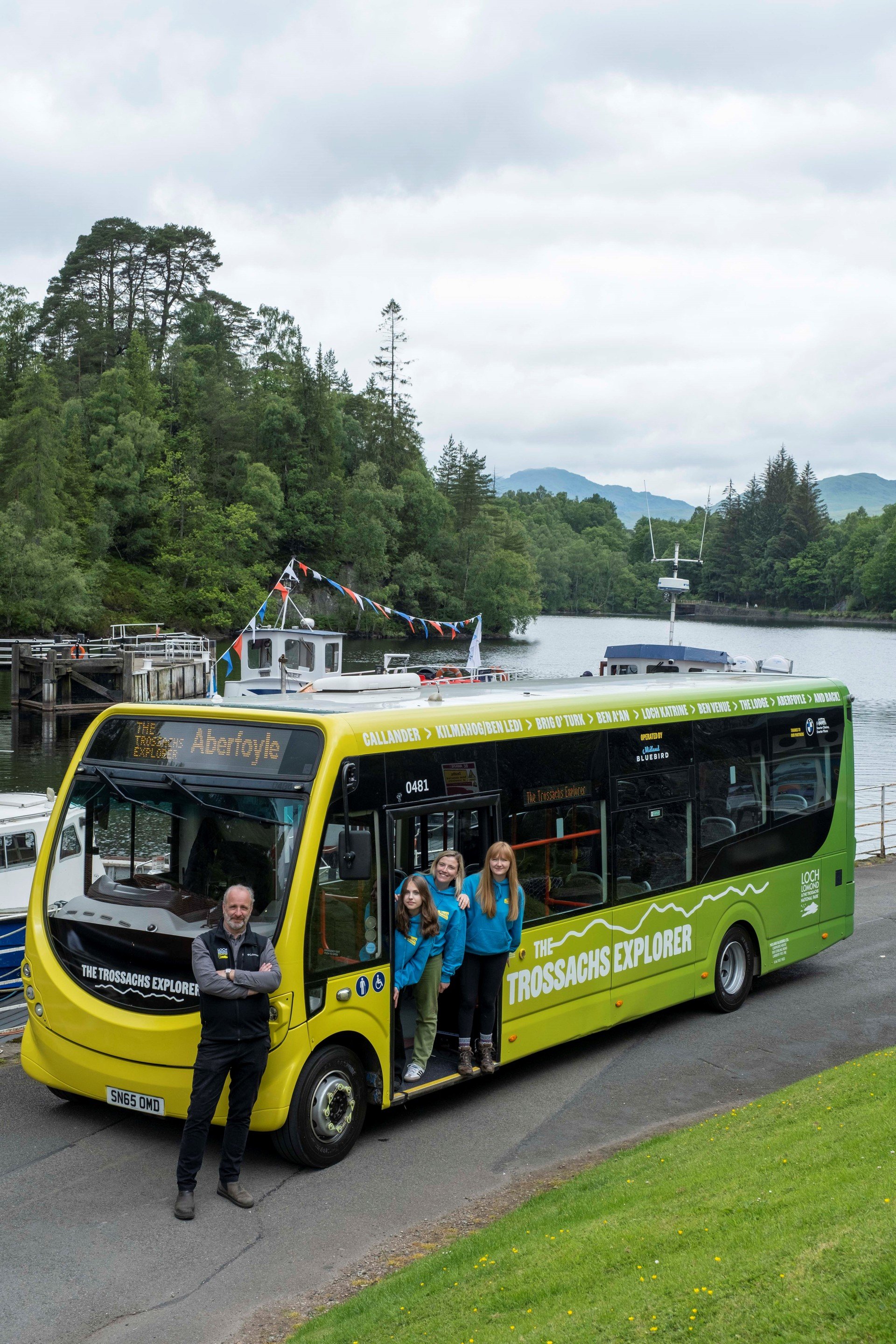 Loch Lomond and The Trossachs National Park bus pilot launched in bid to reduce emissions and congestion.