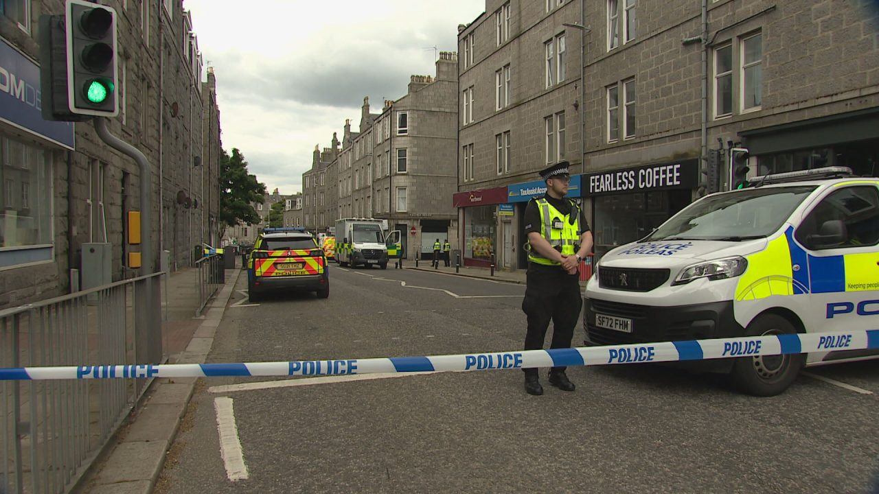 Man’s death in Rosemount area of Aberdeen treated as ‘unexplained’ as Wallfield Crescent closed off